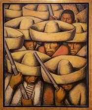 “Zapatistas” (1932) by Alfredo Ramos Martínez from the San Francisco Museum of Modern Art. Photo: Adel Gorgy