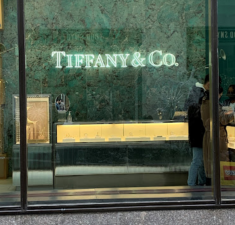 The Tiffany’s on Fifth Ave. was targeted by a jewelry thief in early March. Now, a man wanted by Interpol in connection with a slew of heists has been arrested and charged with the robbery.