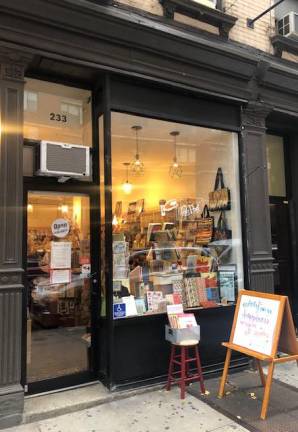 The Ink Pad’s shop window on West 19th Street. Photo courtesy of Anna Chiang