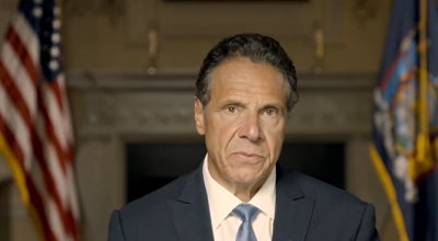 “That is just not who I am”: Screenshot of Cuomo in pre-taped remarks addressing the New York State attorney general’s report