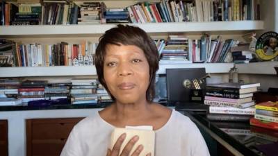 Alfre Woodard as a former kindergarten teacher in Will Eno’s “A Room of Nobody Else’s” at the Weston Playhouse. Photo: Alfre Woodard via Screen Capture