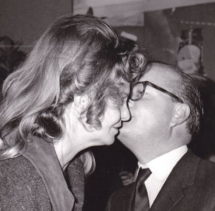 The real Truman Capote, author of “Breakfast at Tiffany’s” and “In Cold Blood” with Geraldine Page. Photo: Wikimedia Commons