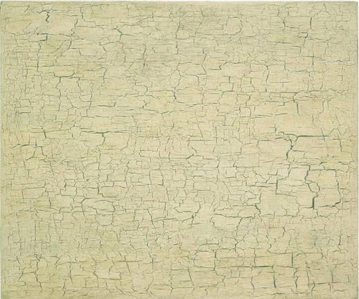 Vija Celmins, Desert Surface #1, 1991, Oil on wood panel, 18 × 21 5/8 in., Collection of Harry W. and Mary Margaret Anderson © Vija Celmins, courtesy the artist and Matthew Marks Gallery