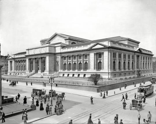The New York Public Library in 1908. Photo: Wikimedia Commons