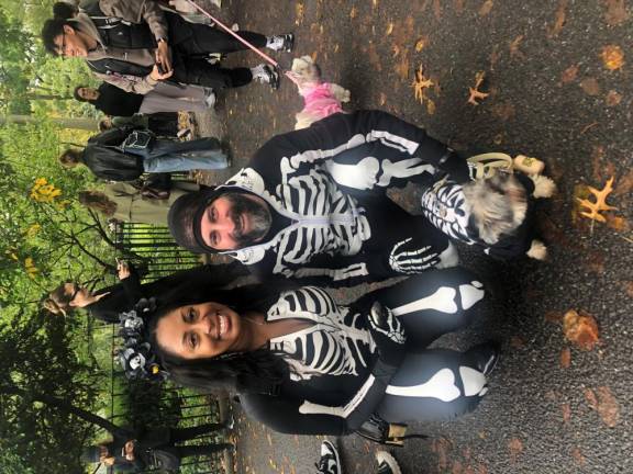 Skeletons turned out in force at the 33rd annual Tompkins Square Halloween Dog Parade. Photo: Keith J. Kelly