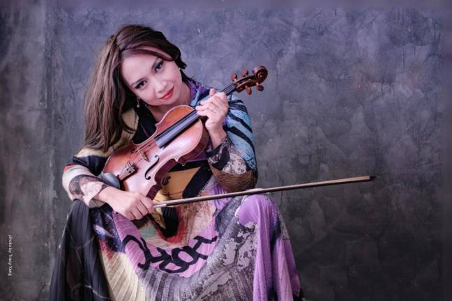 Meg Okura started playing the violin when she was four years old. Photo: Courtesy Meg Okura