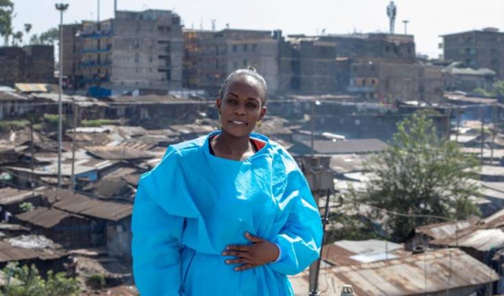 Emma Ingaiza manages a health clinic in Nairobi. Photo: Shining Hope for Communities