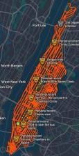 As evidence, the anonymous biker posted a map of his route, created using the exercise app Strava, which shows the 305-mile entirely in Manhattan journey over a five-day period.