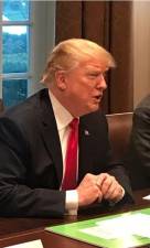 Donald J. Trump, seen here in a 2019 Congressional hearing, is in the midst of a civil fraud trial on business dealings of the companies within the Trump Organization. Photo: Office of Robert Aderholt/US House of Representatives