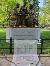 Women’s Rights Pioneers statue in Central Park. Photo: Oscar Kim Bauman