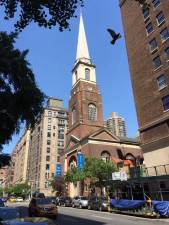 The Unitarian Church of All Souls, at 80th and Lexington Ave.