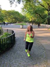 The author in Riverside Park. Photo courtesy of Bethany Kandel