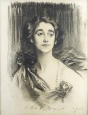 John Singer Sargent (1856–1925). Sybil Sassoon, 1912. Charcoal on paper.