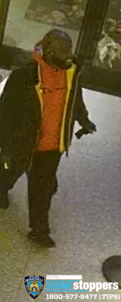 Suspect Earl Gumbs, seen on video on the night of the assault, was arrested and charged with manslaughter. Photo: NYPD Crimestoppers