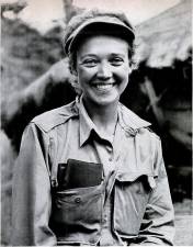 Legendary war correspondent Marguerite “Maggie” Higgins, whose career stretched from WWII to the Vietnam War, is the subject of new bio “Fierce Ambition” by Jennet Conant. Photo: Carl Mydans, Wikimedia Commons.