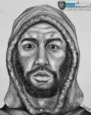 Wanted for anti-gay hate crime in Baruch Houses NYCHA complex on Lower East Side.