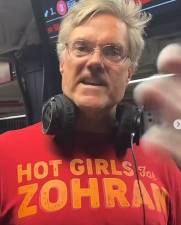 In a video that went viral, a woman said a Chelsea man wearing a “Hot Girls for Zohran” T-shirt began spewing anti-Jewish hate speech at her and another woman. The man admits he got into an argument with the two women, but says he’s the victim of a smear campaign that has upended his life.