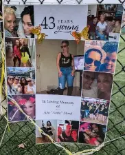 Memorial collage for Ana “Anita” Morel, murdered by the Corlears Hook Park Car Crash Killer.