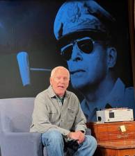 John Rubinstein as Dwight Eisenhower in the one man play ““Eisenhower: This Piece of Ground,<i>” </i> has had its run extended several times in one of the rare hits of the season. Photo: Theatre at St. Clements