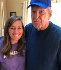 Samantha Rader and her father Gene. Photo courtesy of Samantha Rader