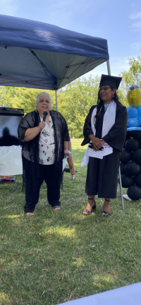 Maria Guadalupe Martinez (“Lupita”) and Cándida Cortés. Photo: Stephan Russo