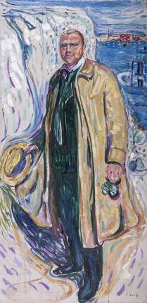 Edvard Munch (1863-1944), "Christian Gierløff," 1909. Oil on canvas. Götegorgs Konstmuseum. © 2016 Artists Rights Society (ARS), New York