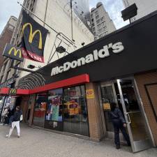 Midtown “Murder McDonald’s” at 490 Eighth Avenue, site of recent stabbing attack on Australian tourists.