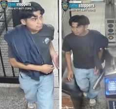 Forcible Touching in Times Square Q train station suspect, June 27, 2026.
