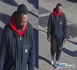 Wanted for robbing a senior woman in West Harlem Beauty spa, Jan 1., 2026.