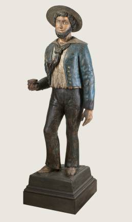&quot;Sailor tobacco shop figure,&quot; ca. 1850&#x2013;60, Probably Workshop of Thomas V. Brooks (American, 1828&#x2013;1895), New York City.