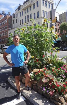 Chris Toto on 18th Street and Eighth Ave. Photo: Deborah Fenker