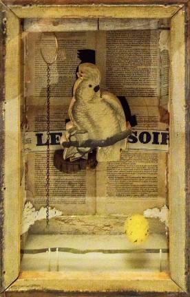 Joseph Cornell's Surrealist tricks and tendencies are on display in &quot;Untitled (Le Soir),&quot; part of the exhibit &quot;Birds of a Feather: Joseph Cornell&#x2019;s Homage to Juan Gris,&quot; at The Met Fifth Avenue through April 15. Photo: Adel Gorgy