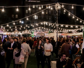 Attendees enjoy West Side vendors at the festival in 2022