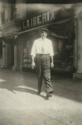 Max Vazquez’s father owned La Iberia, a clothing store specializing in American goods, at 213 West 14th St. Photo courtesy of Max Vazquez