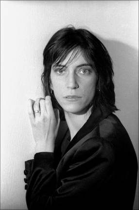 Patti Smith portrait, published in the Soho Weekly News in February 1974.