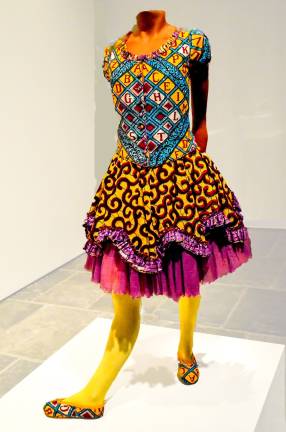 Contemporary artist Yinka Shonibare created "Girl Ballerina" in response to Degas's beloved "The Little Fourteen-Year-Old Dancer," which is nearby at The Met Breuer. Photo: Adel Gorgy