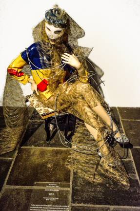 Isa Genzken's "Schauspieler (Actors)," from 2013, incorporates mannequins, clothes, shoes, fabric and paper. Photo: Adel Gorgy