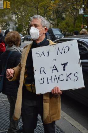 Hygiene of outdoor dining sheds was a primary concern, along with noise. Photo: Abigail Gruskin