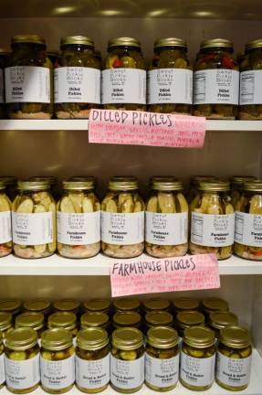 “We go through pickles faster and faster and faster,” Altshuler said. Photo: Abigail Gruskin