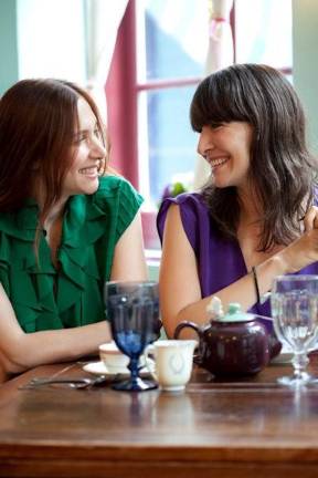 Lauren Fox (left) and Haley Fox. Photo: Ben Fink