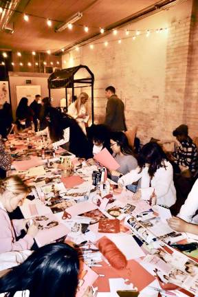 The Valentine Museum which opens for a limited run in Manhattan through Feb. 15 features a craft center. The one pictured above is from an earlier craft fair that the founders ran in Utah for the past four years.