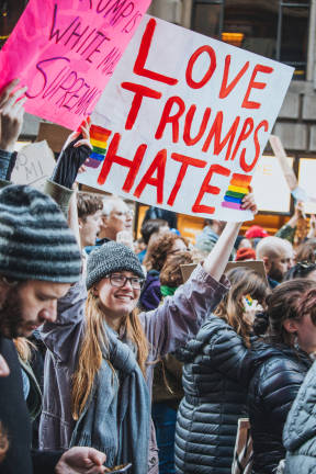 Participants during a Nov. 12 march in New York City. Photo: wasikphoto.com, via Wikimedia Commons.