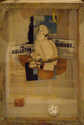 Joseph Cornell's&#xa0;&#x201c;Homage to Juan Gris,&#x201d; (1953&#x2013;54) from the Philadelphia Museum of Art is on view in &quot;Birds of a Feather.&quot; Photo: Adel Gorgy