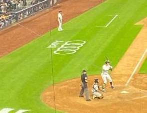 Aaron Judge at bat. Photo: Jon Friedman