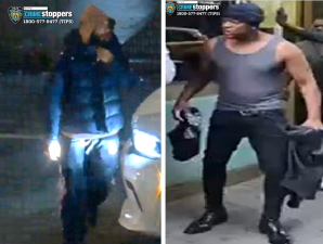 Left: One suspect in West Side sneaker robbery. Right: wanted for elder assault.