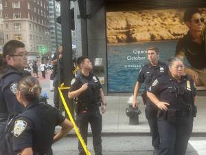 Police officers on the scene on July 28 as word began filtering out that among the fatalities was a brother police officer later identified as officer Didarul Islam. The gunman also killed three civilians and wounded several others before taking his own life on the 33rd floor of 345 Park Ave. in midtown Manhattan.