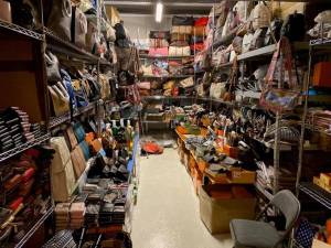 Authorities raided this counterfeit storage facility in Manhattan, where approximately 219,000 counterfeit bags, clothes, shoes, and other luxury products were found. (Photo: U.S. Attorney’s Office)