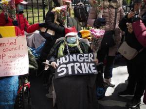 Yayun Li, 68, worked 24-hour shifts as a home care aide for 18 years. “It was so hard, I don’t have the words to describe it. I didn’t eat well. I didn’t sleep well,” she said.