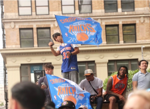 Police estimate two million Knicks crammed into 12 blocks on the Canyon of Heroes.