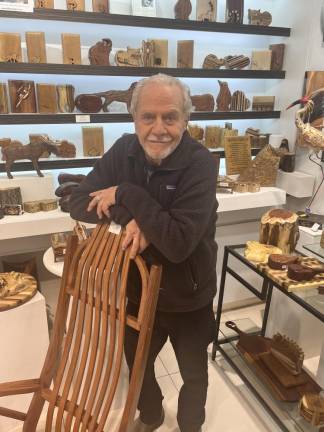Richard Rothbard has performed magic on wood for 55 years. He first began woodworking in the 1960s as a Broadway actor who helped create furniture for the sets and for his own apartment.